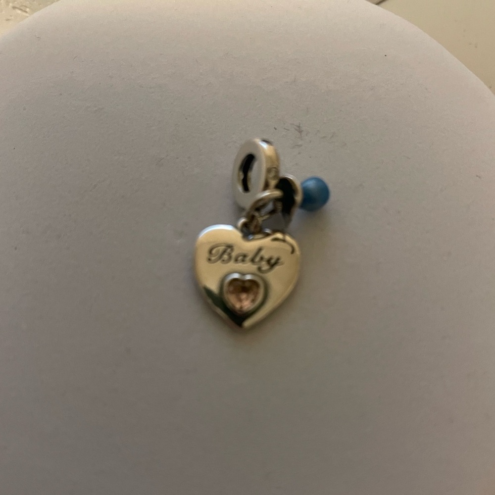 Baby bracelet charm, silver charm, women’s jewelry, charm bracelet, baby gift